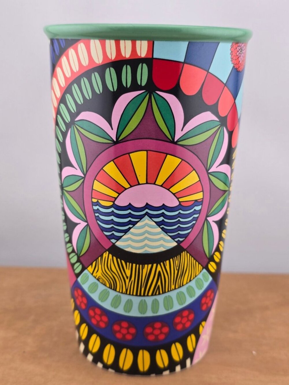 Starbucks Jessie & Katey Ceramic Tumbler 12oz Coffee Mug Limited Edition